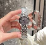 Omega De Ville 27.5mm Imported Quartz Movement Purple Dial Women Watch